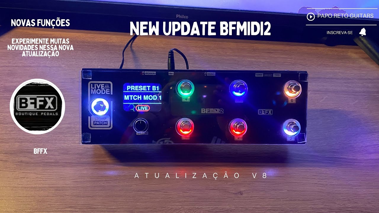 COMO ATUALIZAR A BFMIDI2 PARA A VERSÃO V8 - UPDATE BFMIDI2 V8 / BFFX