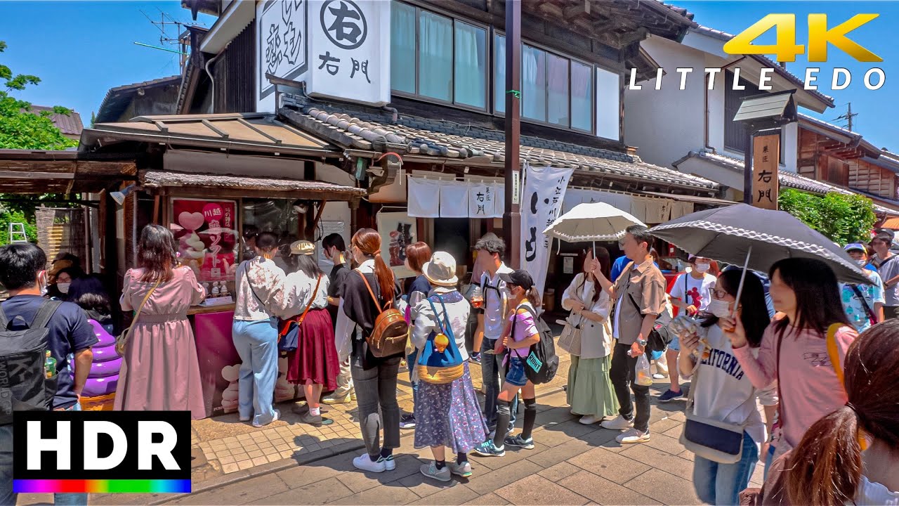 Saitama Japan - Golden Week Holiday, Walk in Kawagoe, Little Edo【4K HDR】