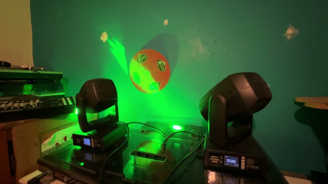 BETOPPER LB150 MOVING HEAD MOBILE DJ CLUB LIGHT MASTER SLAVE  MODE