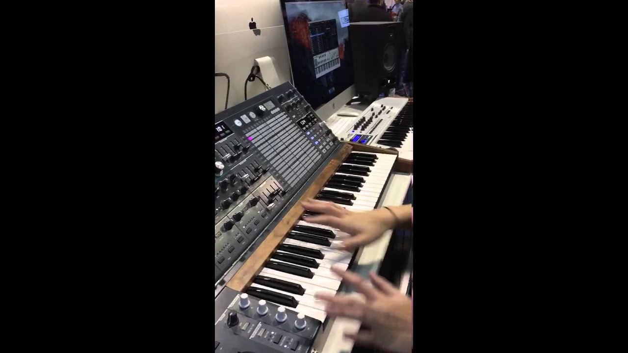 NAMM 2016 - Arturia Matrix Brute Demo
