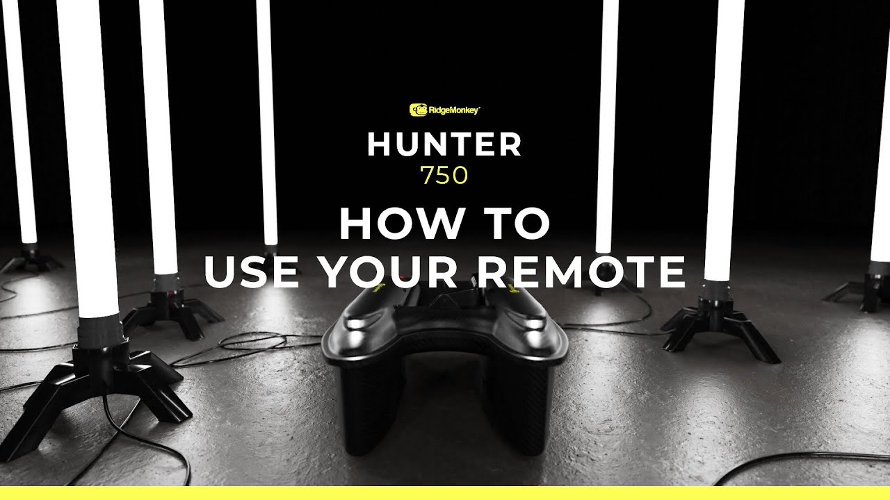 КАК: Использование пульта дистанционного управления Hunter 750