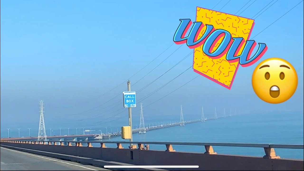 San Mateo Bridge || The Longest Bridge in CALIFORNIA