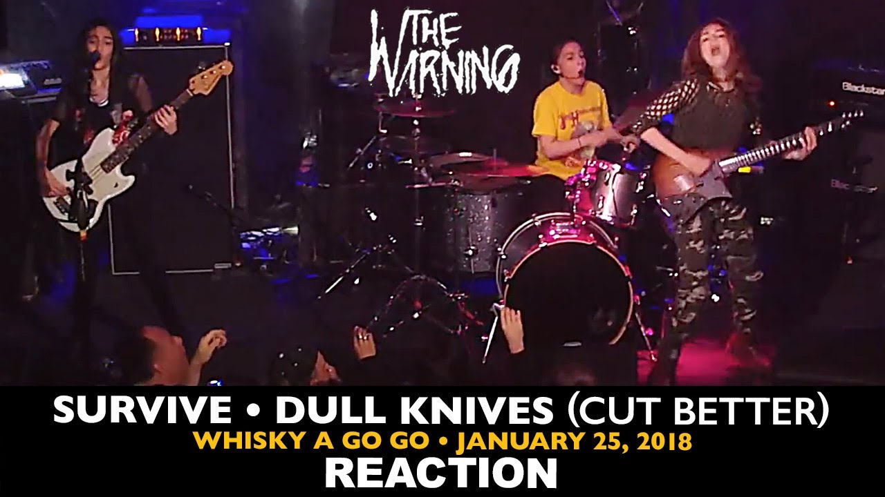 Musicians REACT to The Warning: Survive, Dull Knives Cut Better (Whisky A Go Go 2018)