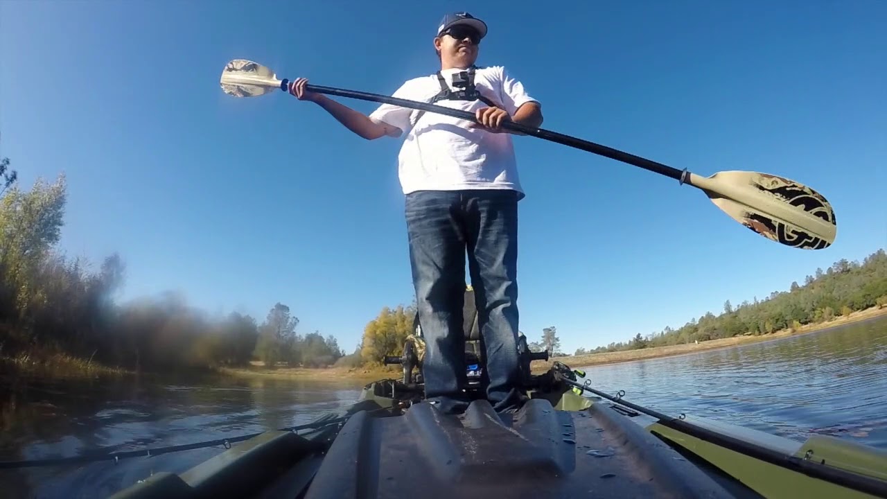 New kayak! bonafide ss107 first time on the water! special edition! fishing!
