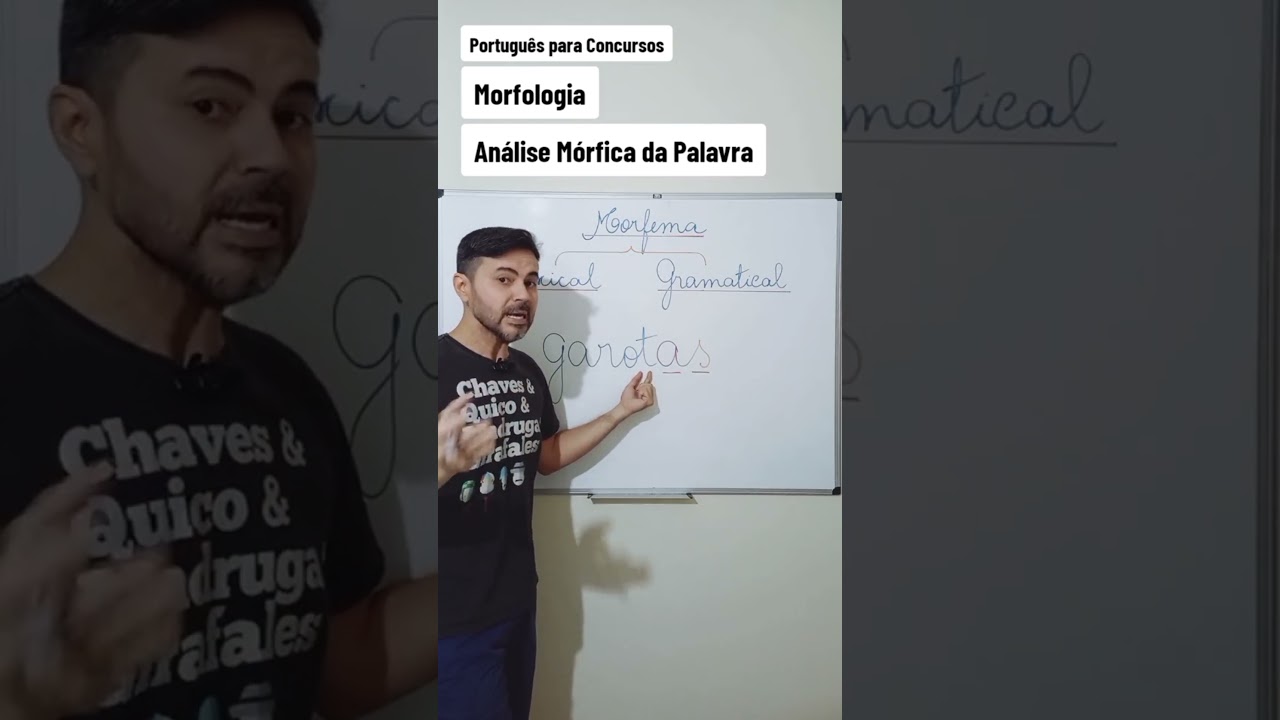 Segmenta&ccedil;&atilde;o Morfol&oacute;gica: morfema gramatical e morfema lexical #gram&aacute;tica #enem #portugu&ecirc;s #concurso