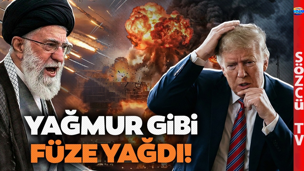 ABD ÜSSÜ VURULDU Trump'a En Güçlü Olduğu Yerde Darbe! İran Balistik Füzelerle Vuruyor
