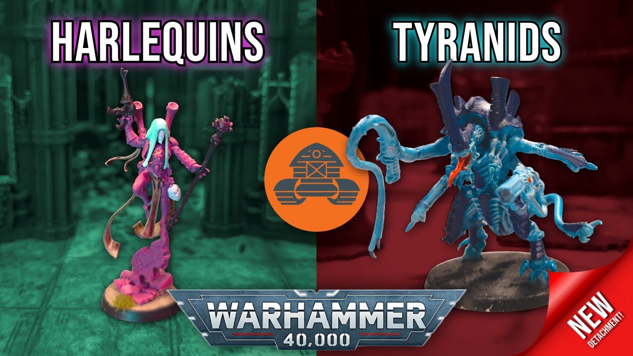 Tyranids vs Harlequins | Warhammer 40,000 Battle Report