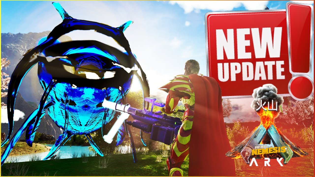 NEW Primal Nemesis UPDATE Part 1 (V1.0) release  - Ghost Bustin on The Volcano! | ARK [Ep 46]