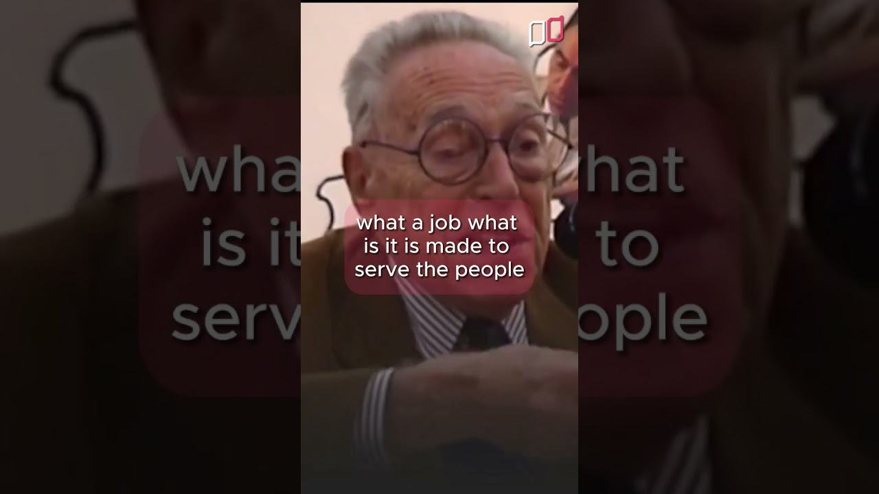 What a job what is it si made to serve the people | Achille Castiglioni - Design Stories