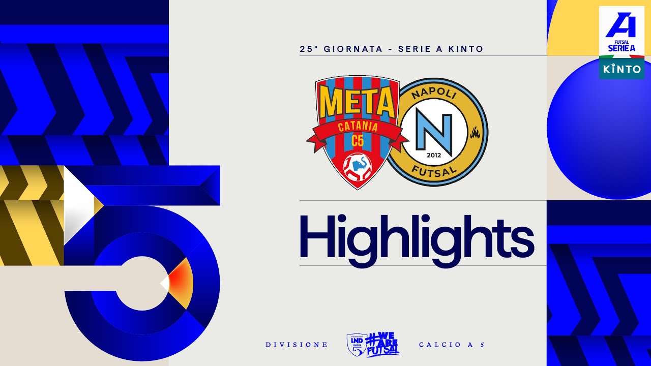 Meta Catania-Napoli Futsal 3-3 | Gol e highlights | 25&ordf; giornata | Serie A KINTO 25/26