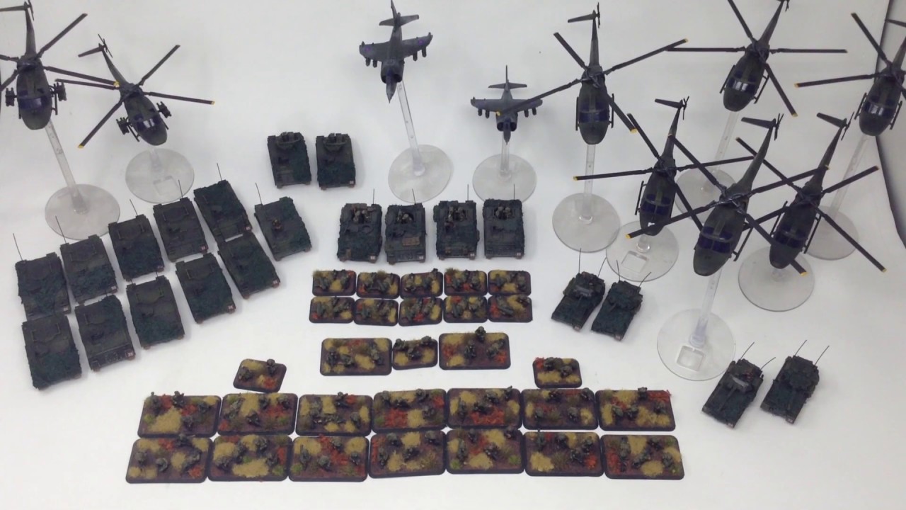 Team Yankee Baor army show case
