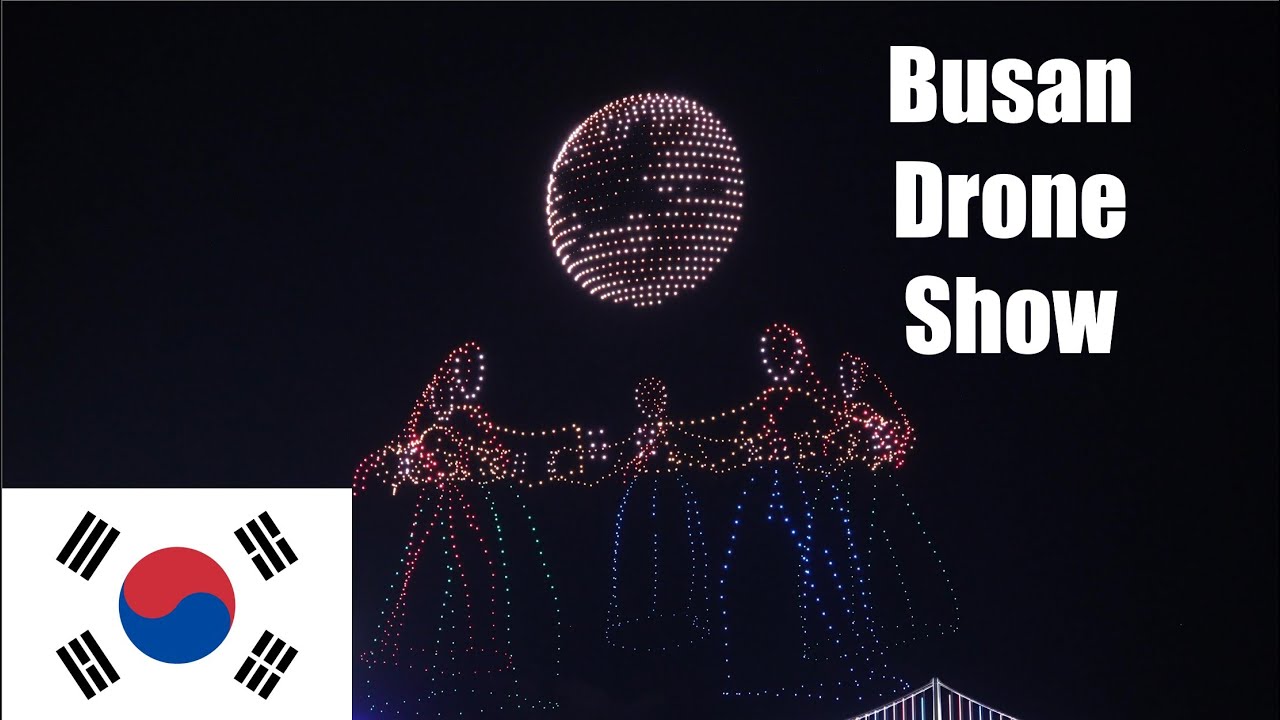 [4K] Busan Drone Show - Gwangalli Beach