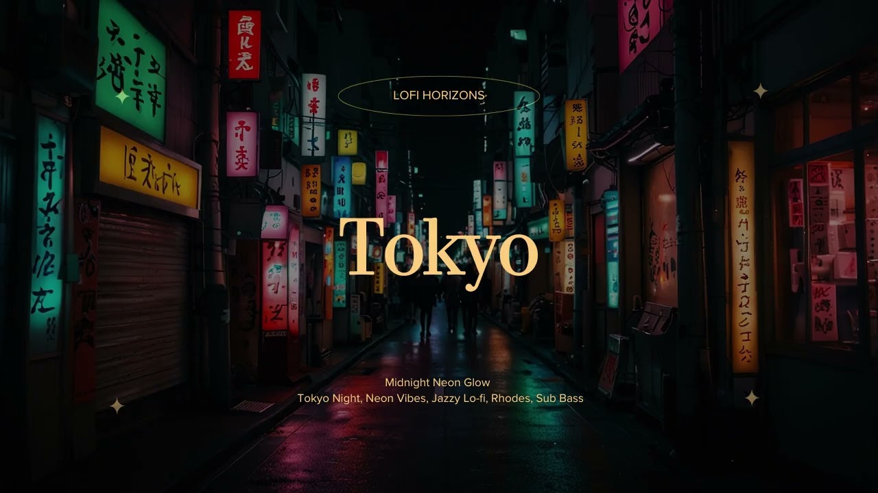 🌆🎧 [1hr] Tokyo Midnight Neon Glow ✨🌃