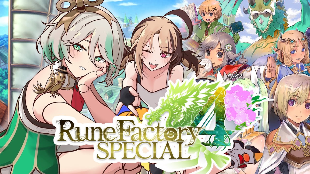 【RUNE FACTORY 4】Click here for the perfect, relaxing farming-dungeon-farming LIFE!