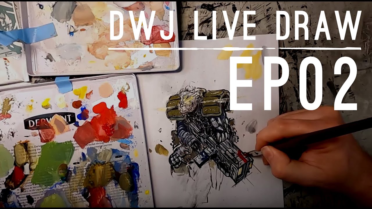 DWJ Live Draw Ep 02 | Cable, Composition, and Perspective