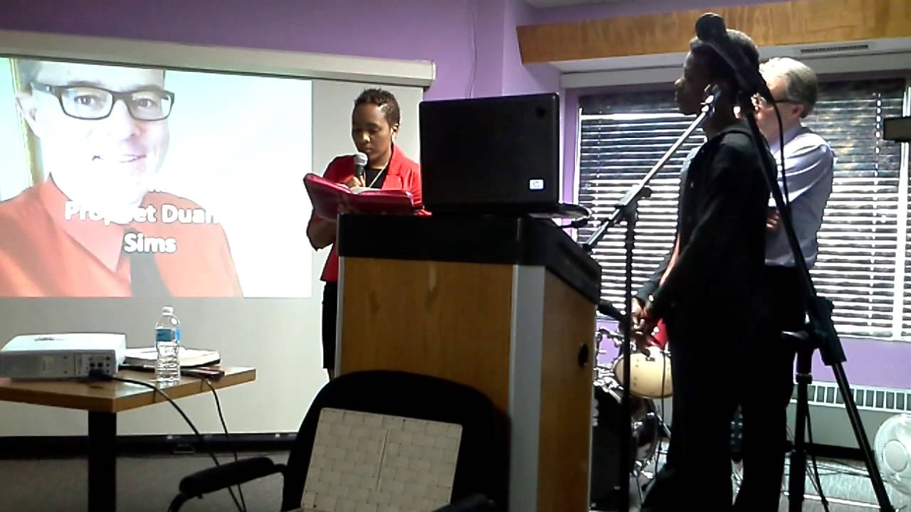 Prophet Duane Sims preaching