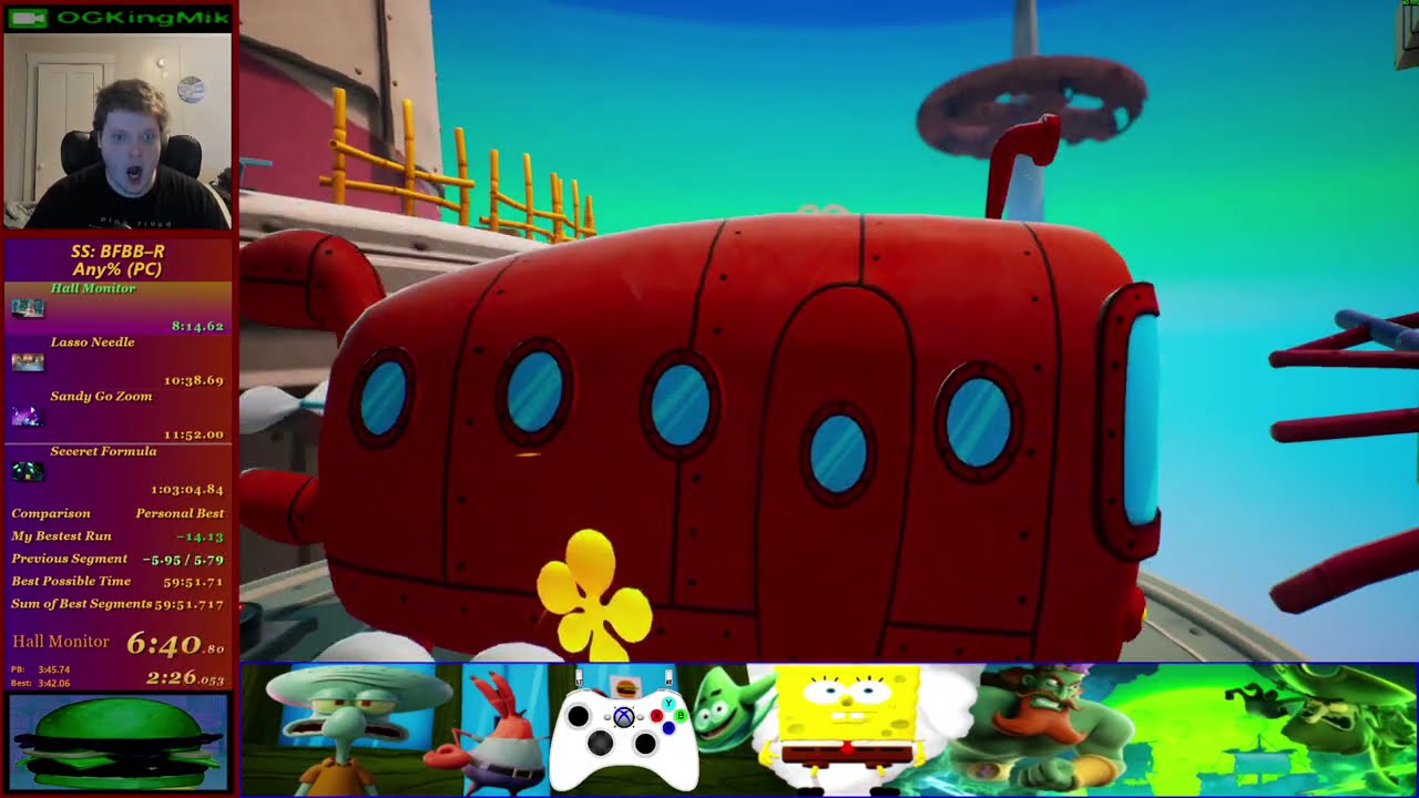 SpongeBob SquarePants BFBB R Any% NTG