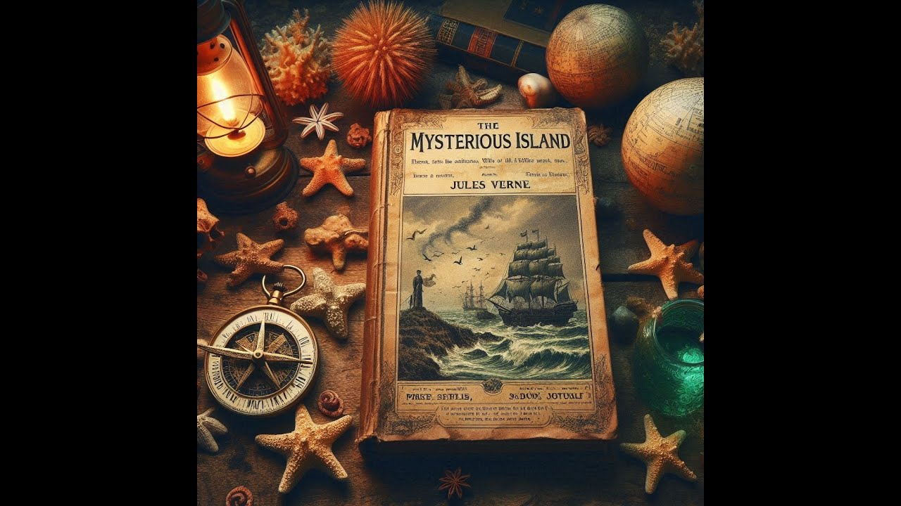 LA ISLA MISTERIOSA - Julio Verne - Audiolibro completo 1/3 - VOZ HUMANA EN CASTELLANO.