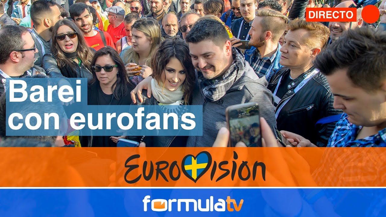 Directos Eurovisi&oacute;n 2016: Encuentro de Barei con fans en Estocolmo