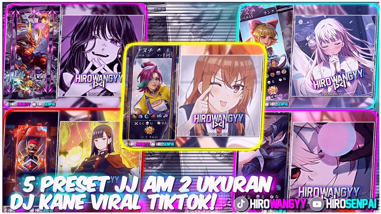 5 PRESET JJ AM 2 UKURAN☕DJ BUM TAM TAM V2,DJ CIAO ADIOS DAN DJ KANE VIRAL TIKTOK😋🔥