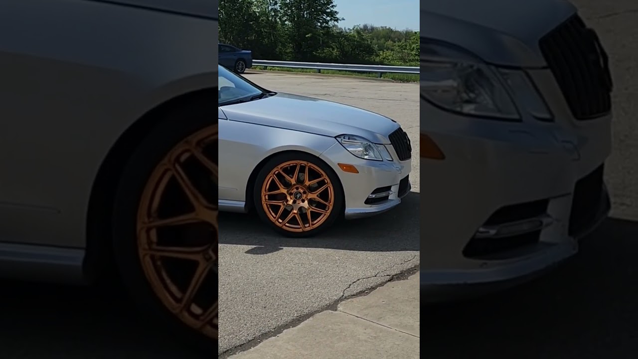 2013 E350 4matic on 20in GF Penny Copper Wheels