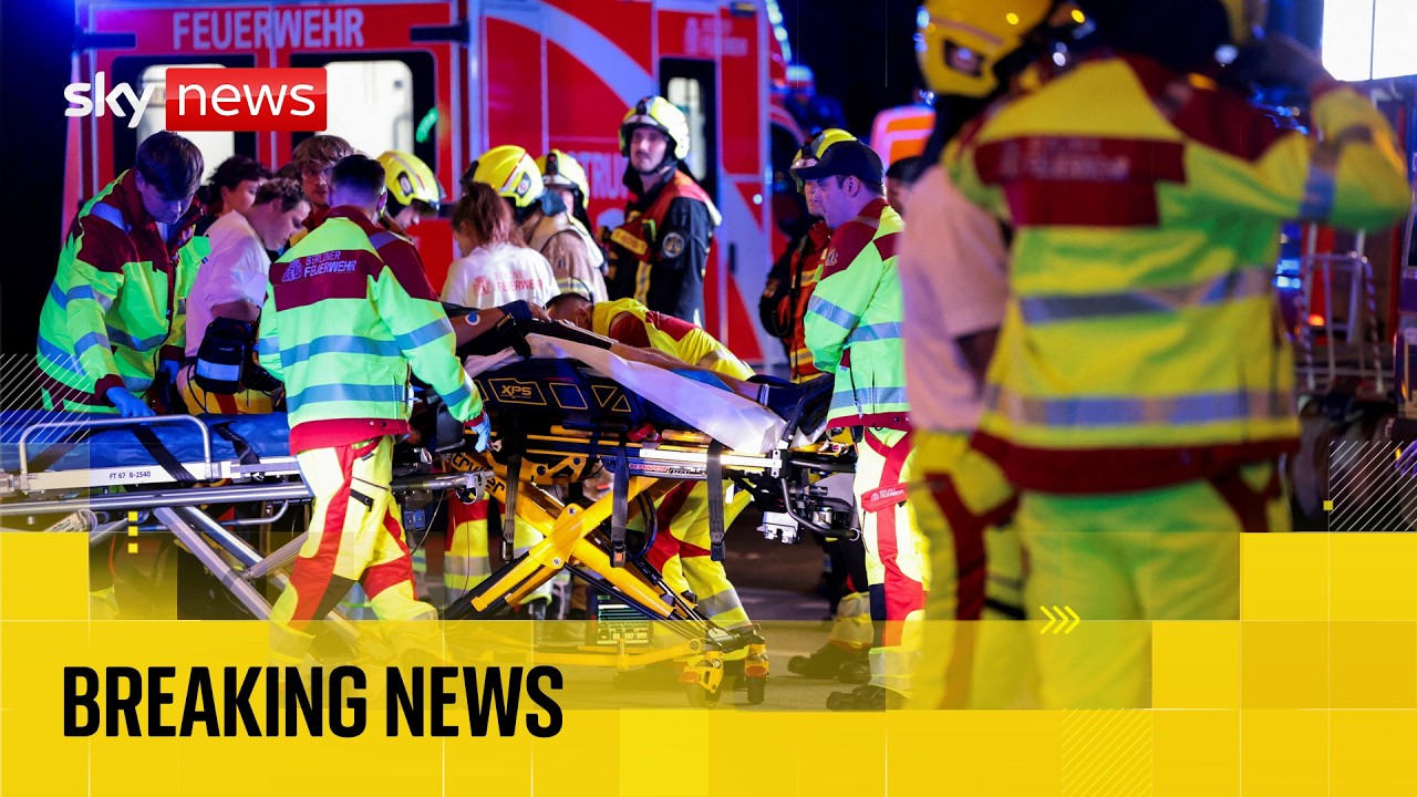 One dead and several injured in Berlin after car driven into crowd