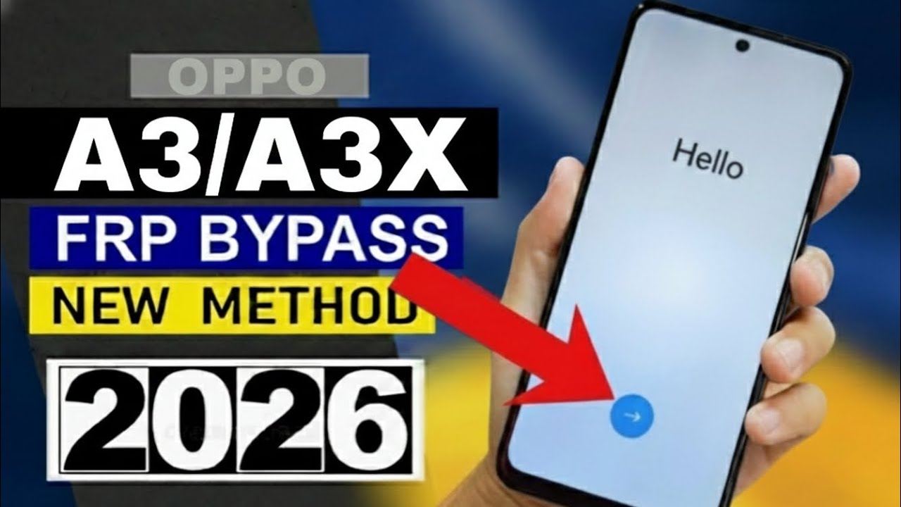 OPPO A3/A3X/A3 PRO FRP BYPASS