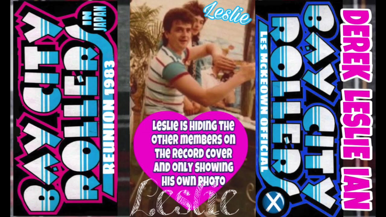 BAY CITY ROLLERS REUNION 1983 JAPANESE TV SHOW ❤️LESLIE McKEOWN ❤️ & DEREK LONGMUIR & IAN MITCHELL