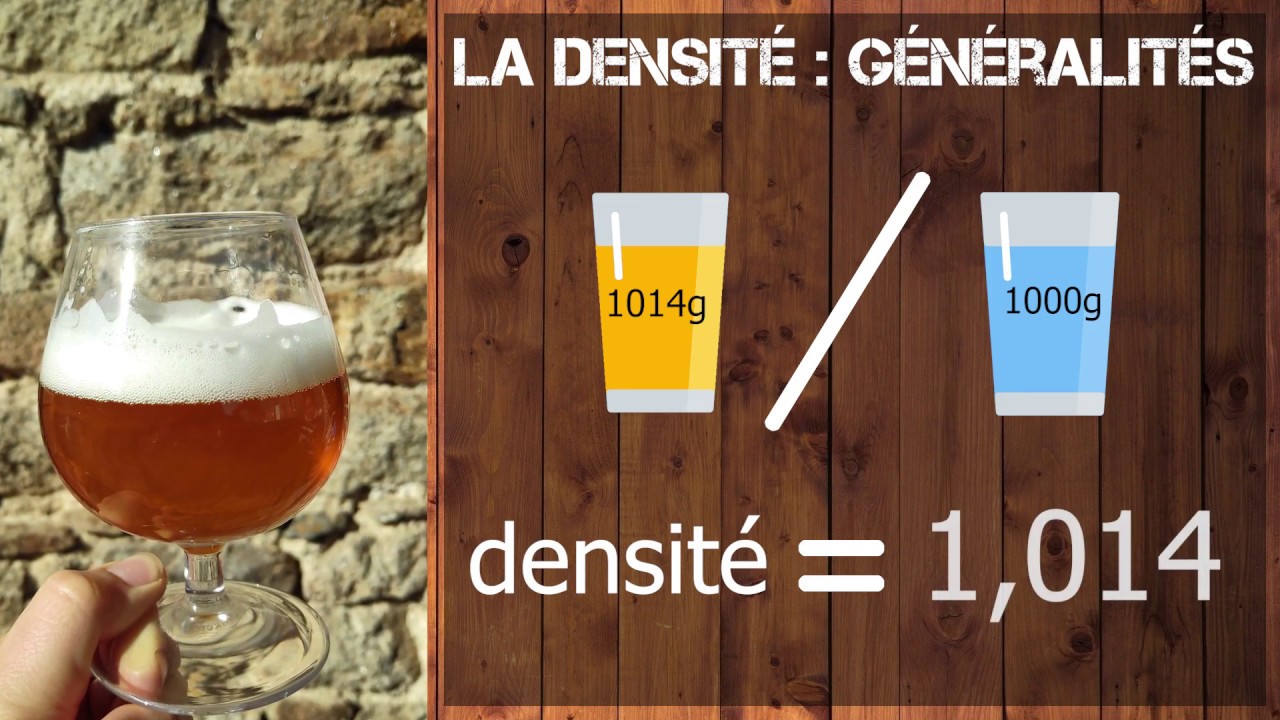 Densité, atténuation et taux d'alcool - brasser la théorie