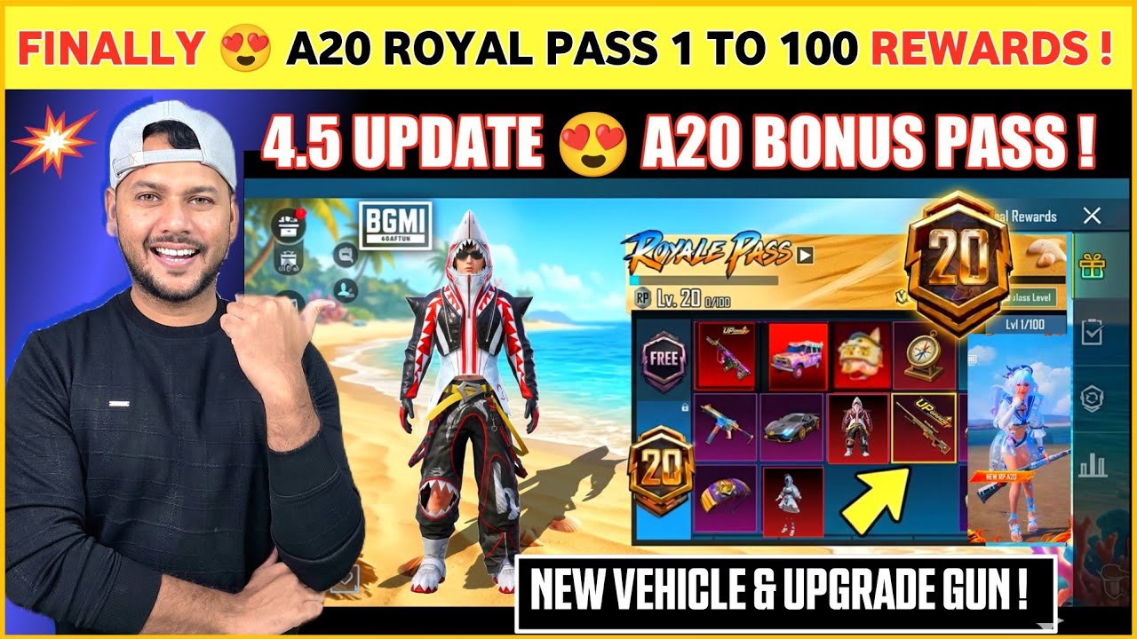 FINALLY 😍 A20 Royal Pass is Here | Bgmi New Royale Pass | Bgmi Next Royal Pass | New Rp Bgmi