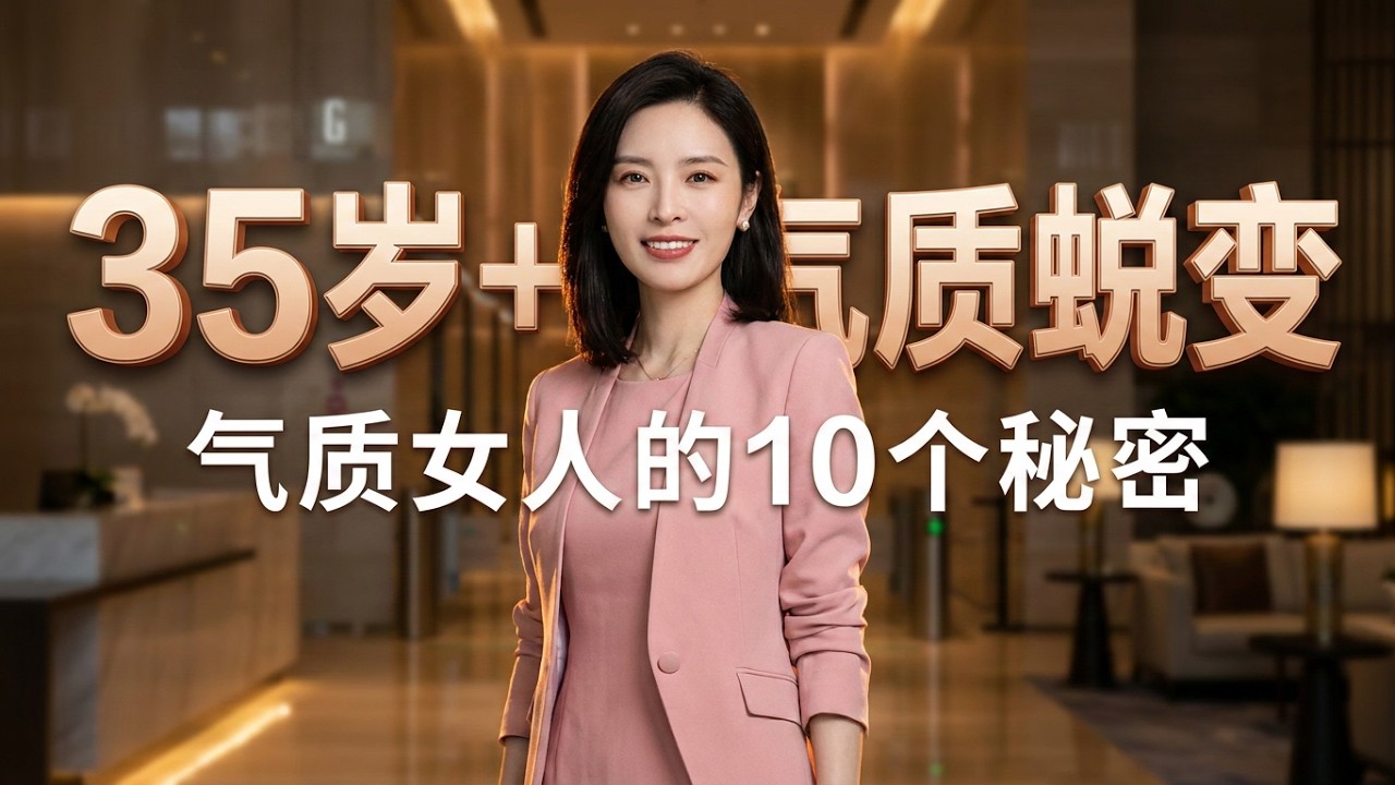 35+女性提升气质的10个习惯 人要有生趣，才能有生机！ #修心 #养生 #形象管理 #气质提升 #芷柠