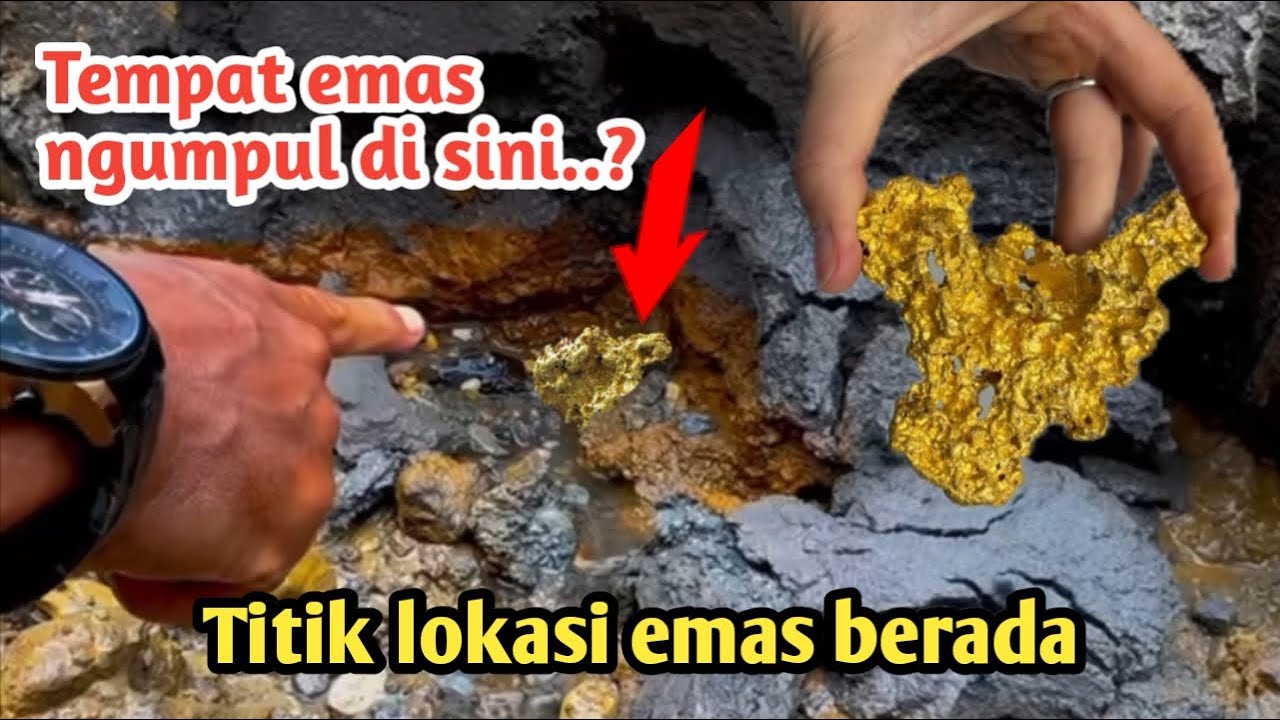 Penemuan baru !! Cara mencari lokasi emas berada , Dapat banyak dan besar-besar.