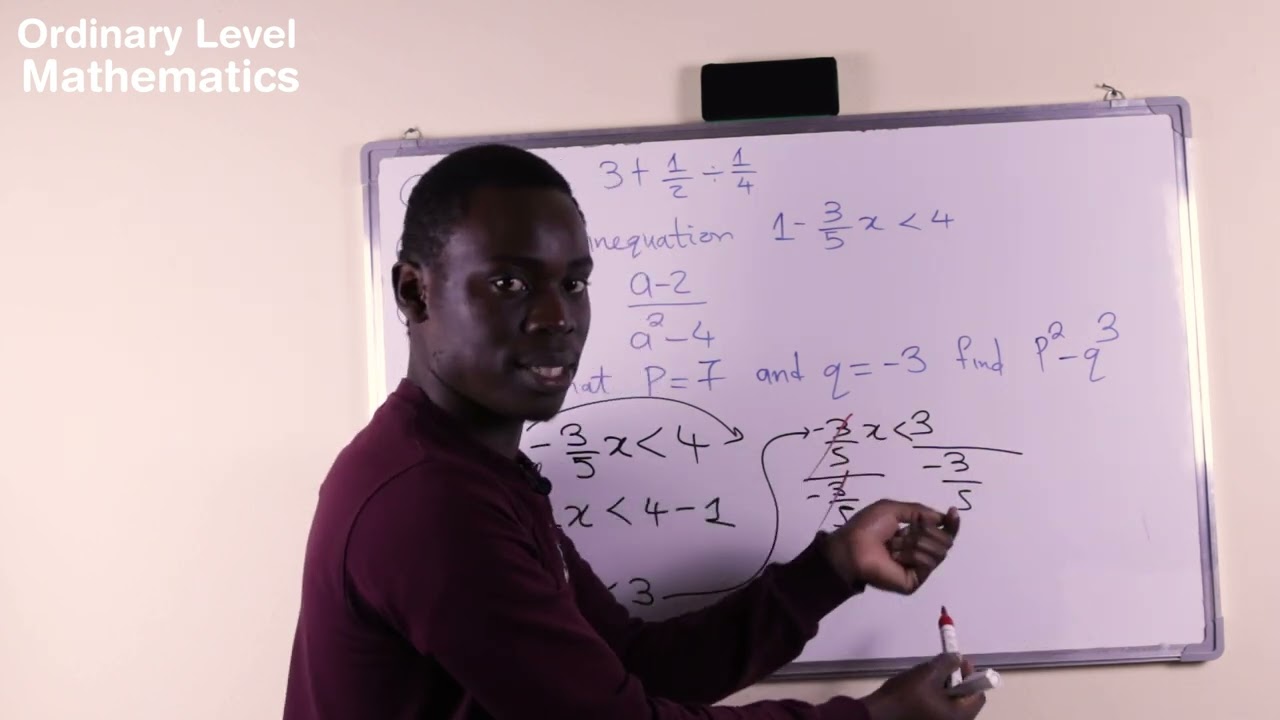 Evaluate the Inequation and expressions using BODMAS