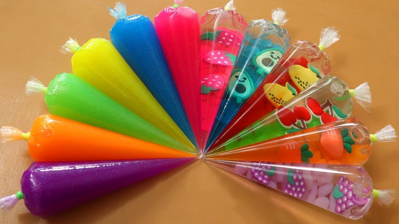 Making Slime with Piping Bags! Most Satisfying Slime Video★ASMR★#ASMR #PipingBags