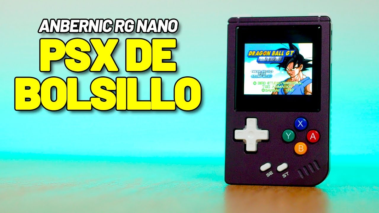 Anbernic RG NANO es lA CONSOLA MÁS PEQUEÑA | EMULA PSX!!!
