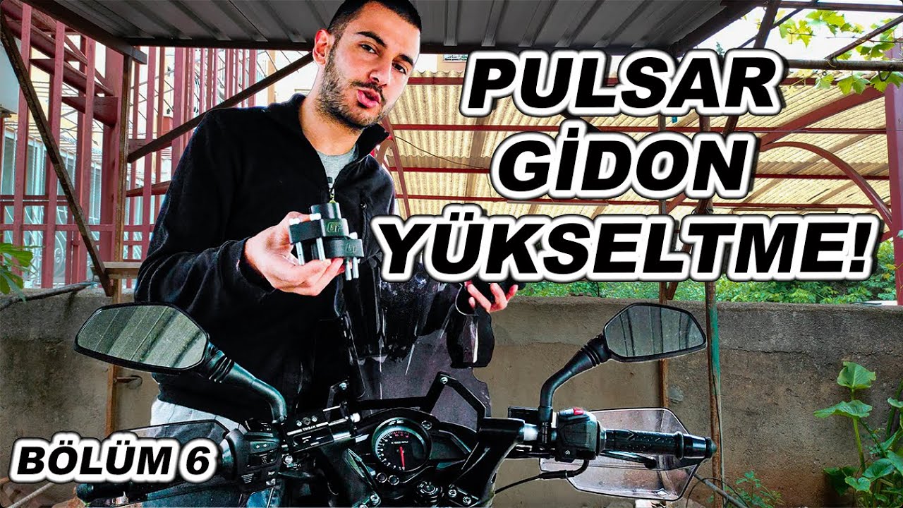 Bajaj Pulsar NS 200 Modifiye | GP Kompozit Gidon Yükseltme!