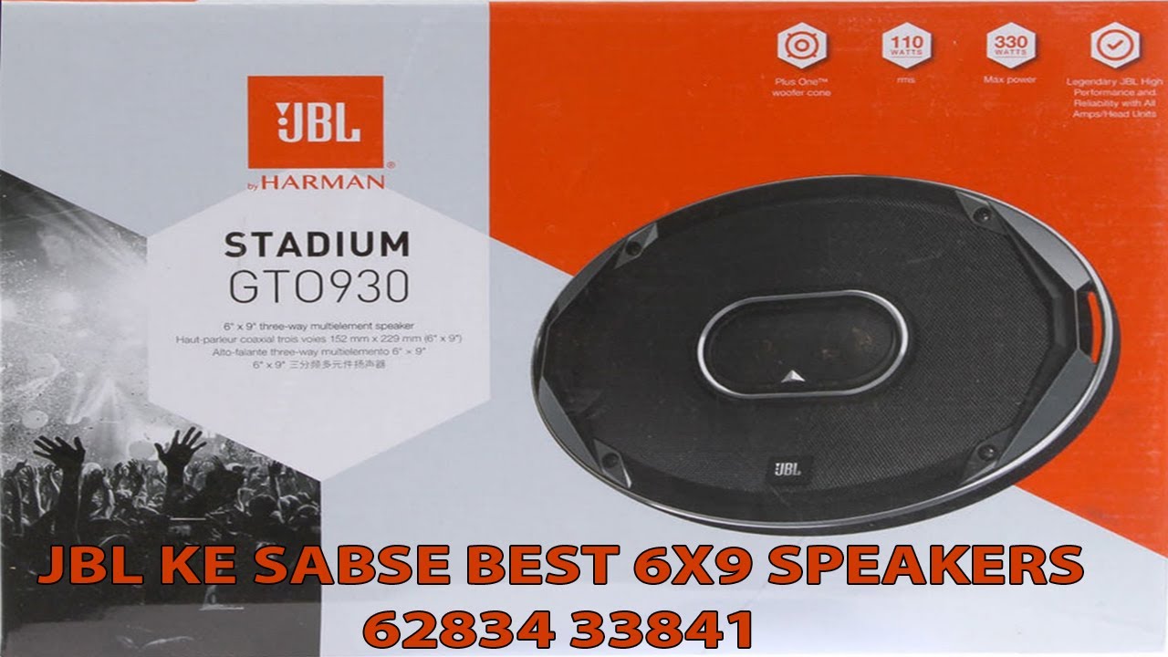 JBL Stadium GTO930 6x9 High-Performance Speakers Unboxing Review Video