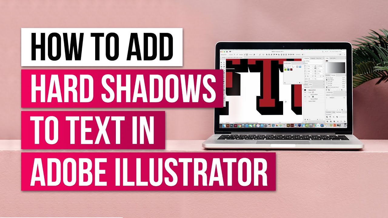 How To Add Hard Shadows To Text In Adobe Illustrator