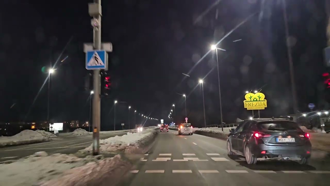 🇱🇹 Klaipėda: Liepų g. - Slengiai - Mazūriškės -12°C 2026 m. sausio 24 d. 18:39