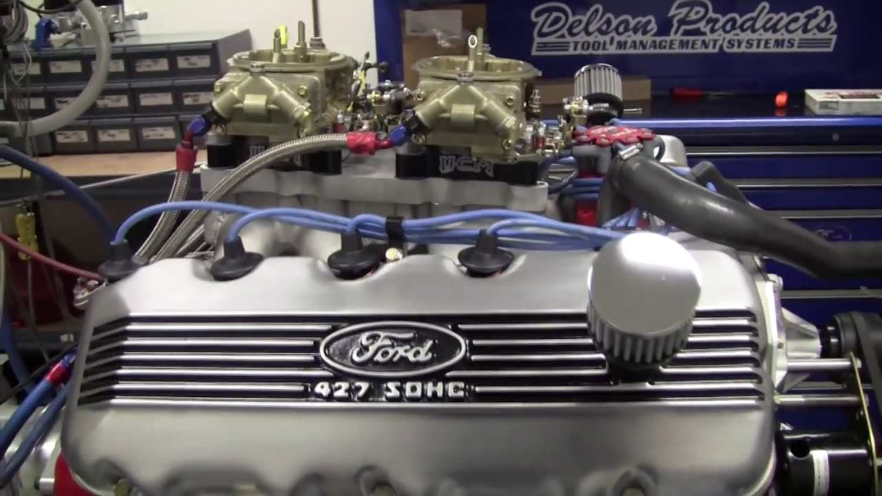 Tom Fry's 427 SOHC Cammer 740HP Dyno Pull | QMP Racing