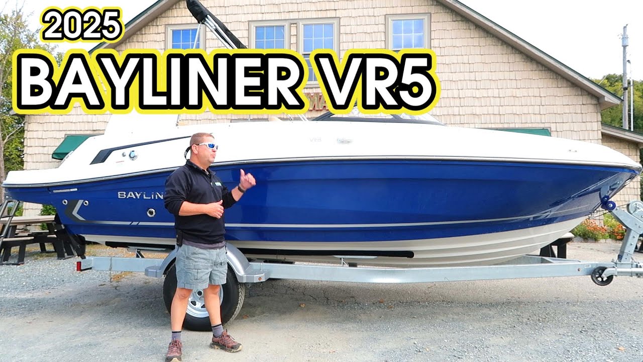 Inside Look: The New 2025 Bayliner VR5 – Ultimate Family Bowrider! @ Woodard Marine