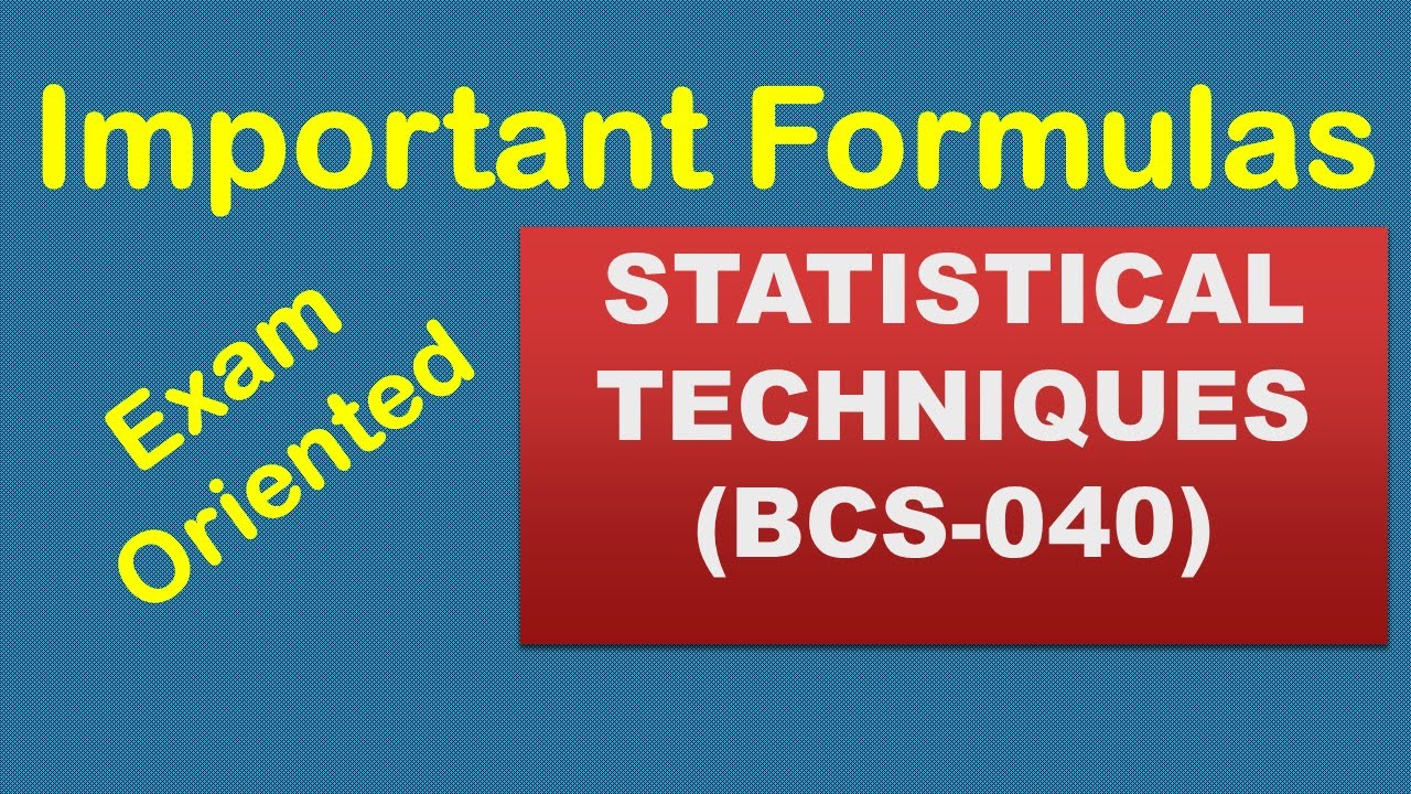 BCS40_Formula_for Exam bcs40 bcs-040