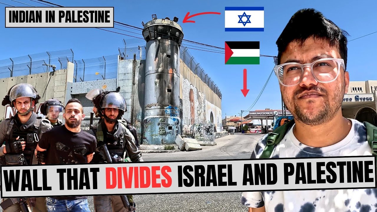 Inside Biggest Wall Border Of ISRAEL and PALESTINE in West Bank 😱😱