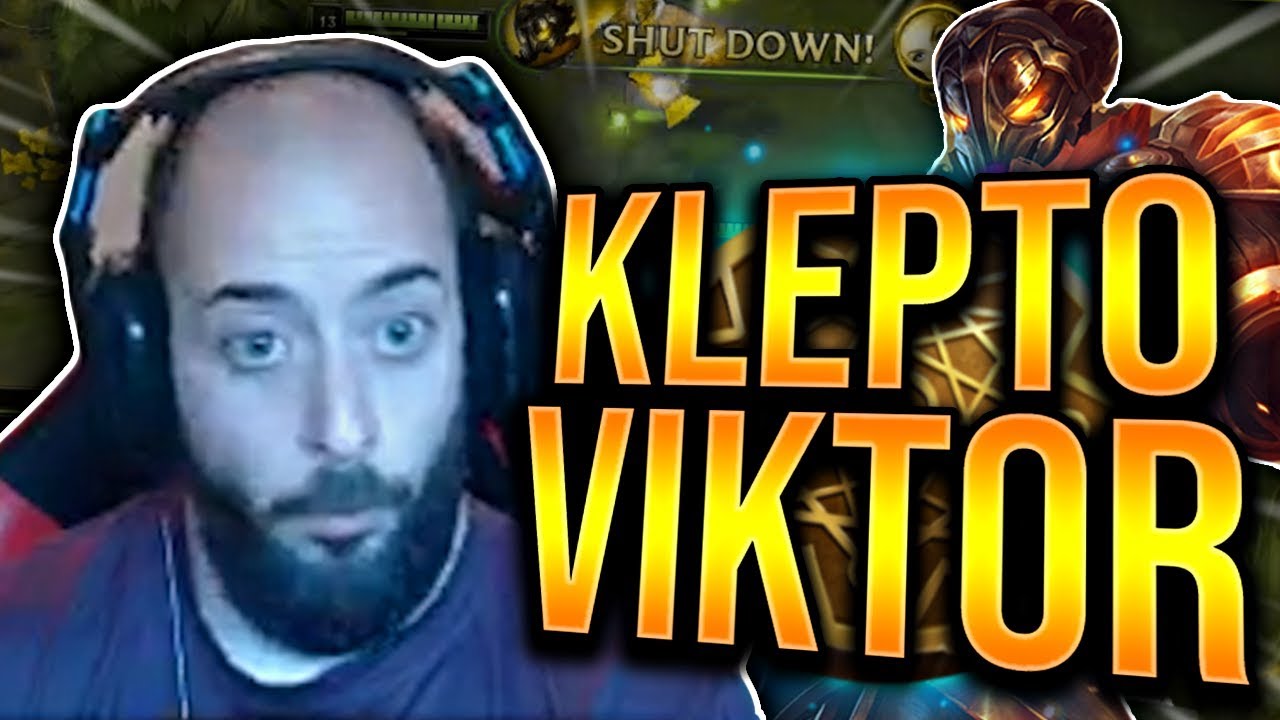 KLEPTO VIKTOR VS AATROX! I'M GETTING ENDLESS MONEY?!? INFINITE KLEPTO PROCS! - SoloRenektonOnly