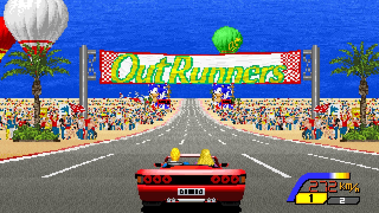 OutRunners Longplay (Arcade) [QHD] [All Routes]