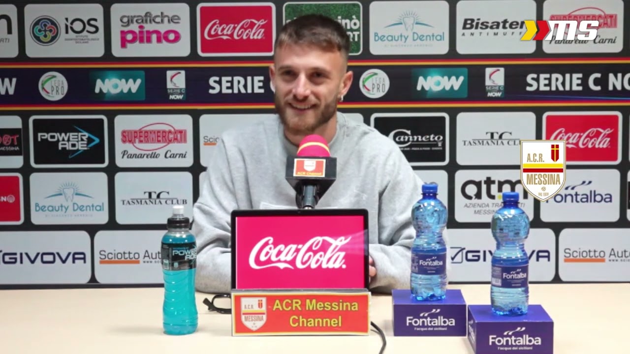 Messina, l'attaccante Marco Rosafio &egrave; tornato al gol in casa
