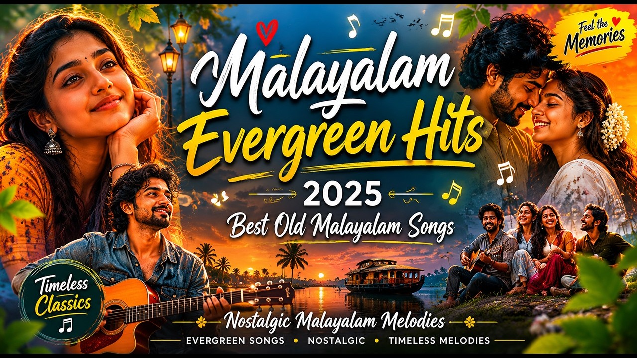 🎧 Malayalam Evergreen Hits 2025 🍀 Best Old Malayalam Songs Playlist | Nostalgic Malayalam Melodies