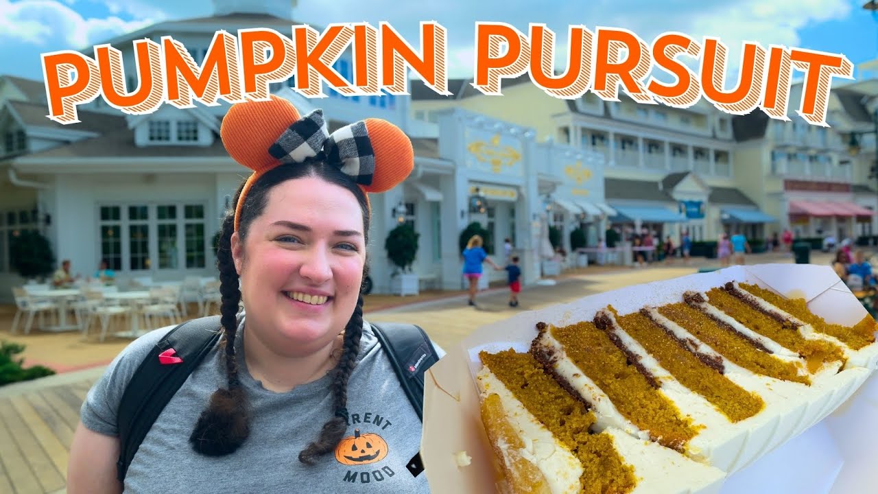 НОВЫЙ сезонный торт от Cake Bake Shop и тыквенная погоня Плуто в EPCOT 🎃 | Disney World