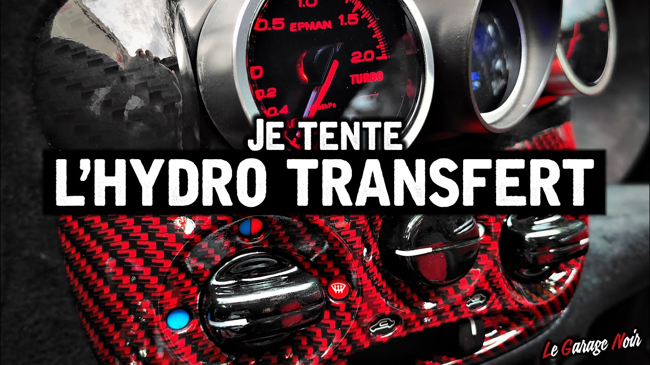 L’Art de l’Hydro Dipping (et du tuning)