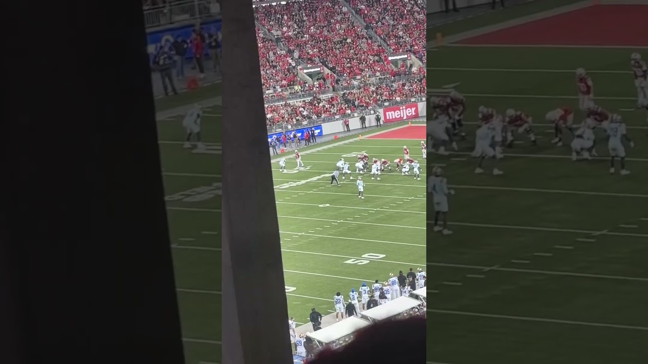 A daily life at Ohio State game vs ￼  UCLA ￼